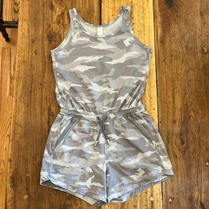 Athleta girls camo romper